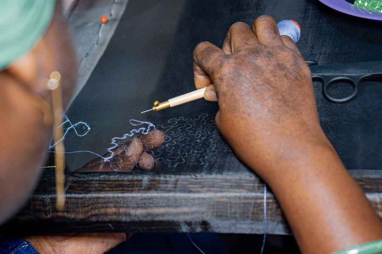 Projet loxo : Le Centre de Formation Artisanale (C.F.A) accueille la seconde phase de la Masterclass en broderie
