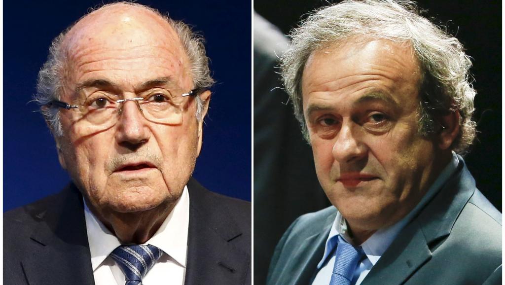 Foot: Platini et Blatter suspendus 6 ans