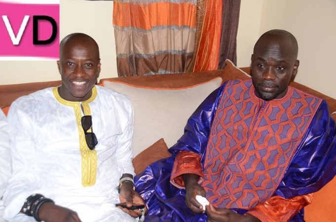 Cheikh Yérim Seck en toute complicité avec son ami Fadiga