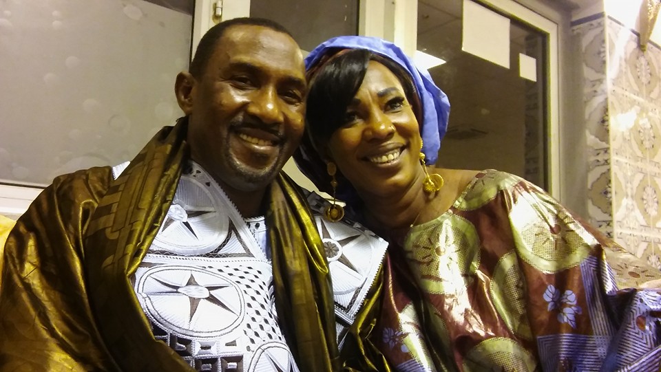 Le chanteur Abou Diouba Deh à Paris avec Penda Guisse