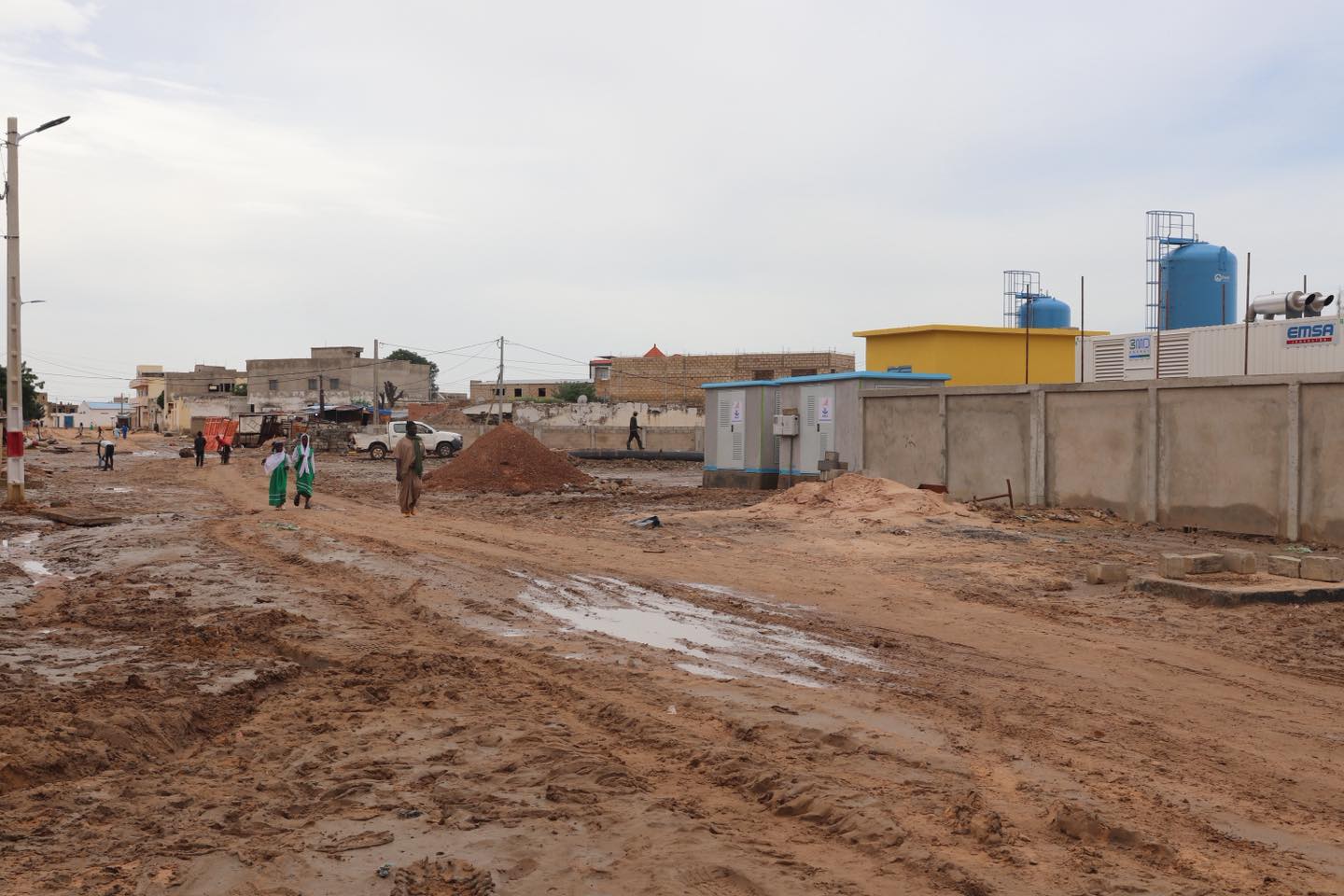 Forte baisse du niveau d’eau à Touba en moins de 72h  (Photos)
