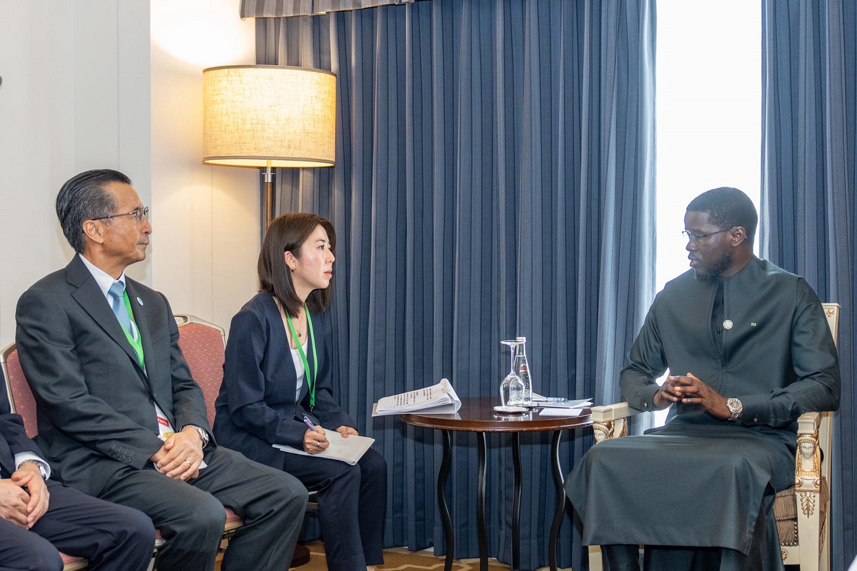 Sénégal – Japon: vers un partenariat renforcé: Diomaye Faye reçoit le Président de la JETRO