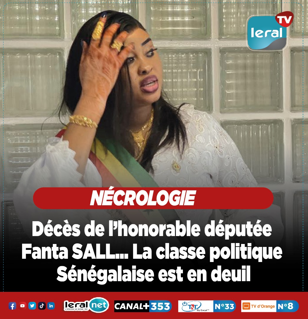 Urgent – Décès de l’honorable députée Fanta Sall