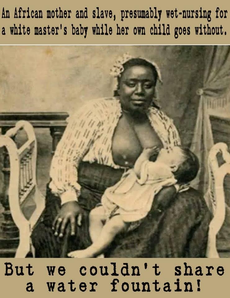 Pendant l'esclavage, les femmes noires servaient aussi à ça. Regardez la photo