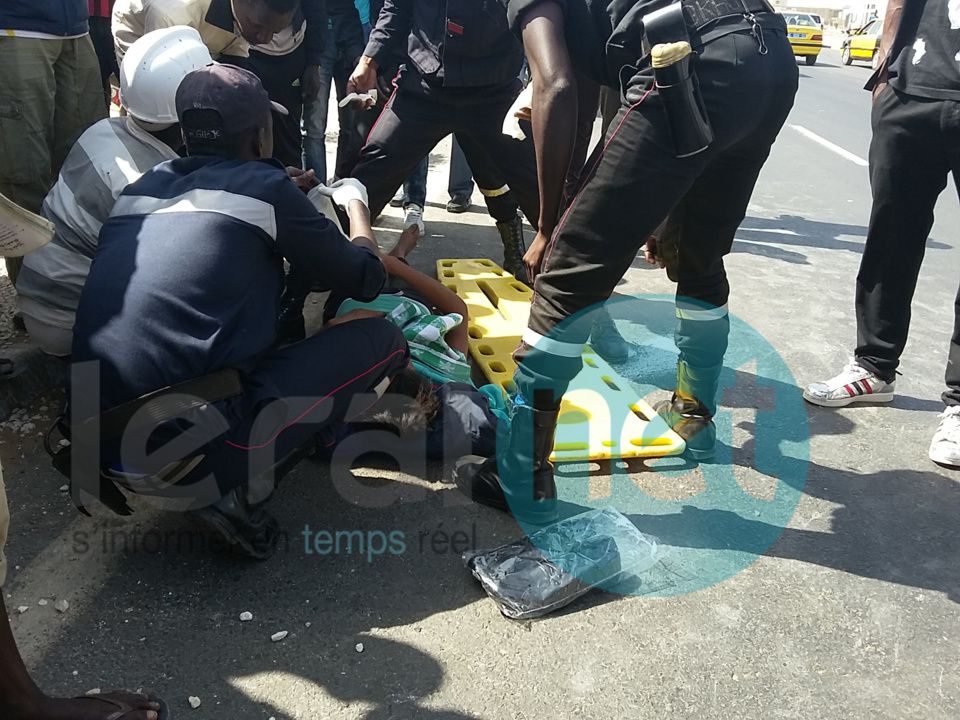 Photos - Spectaculaire accident sur la Vdn : Une jeune femme propulsée dans les airs par un taxi