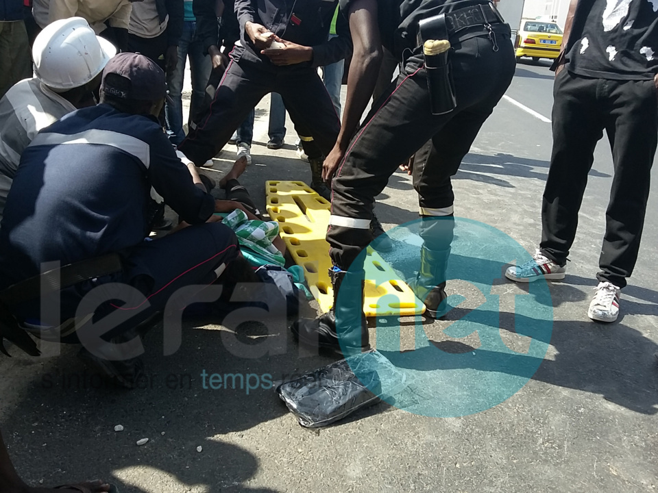 Photos - Spectaculaire accident sur la Vdn : Une jeune femme propulsée dans les airs par un taxi