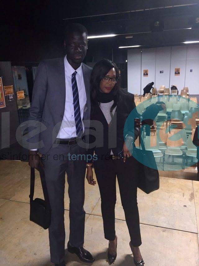 Ibrahima Ndiaye responsable des jeunes du PDS en France avec Fama Sow la nouvelle coqueluche sénégalaise à Paris