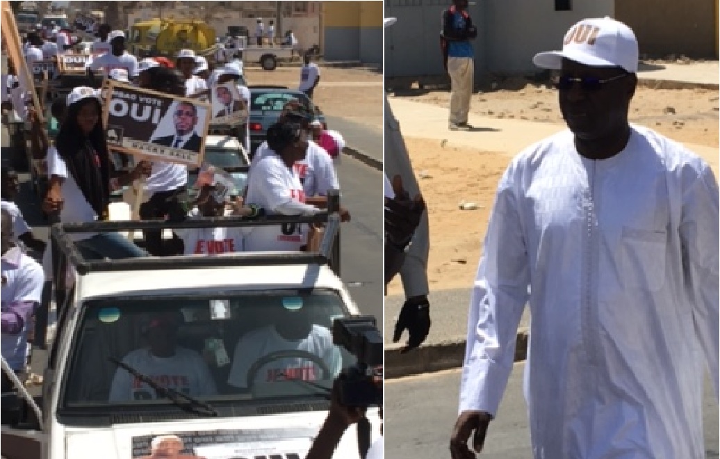 Référendum 2016: "OUI" à Mbao, Abdou Karim Sall marque son territoire