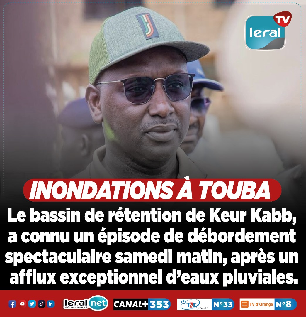Débordement maîtrisé au bassin de Keur Kabb à Touba