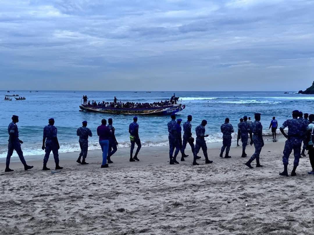Ouakam : Une pirogue interceptée avec plus de 100 migrants à bord, par la Gendarmerie