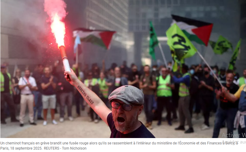 La France au rythme d’une journée de mobilisation et de grèves, malgré l’empêchement d’actions par la police
