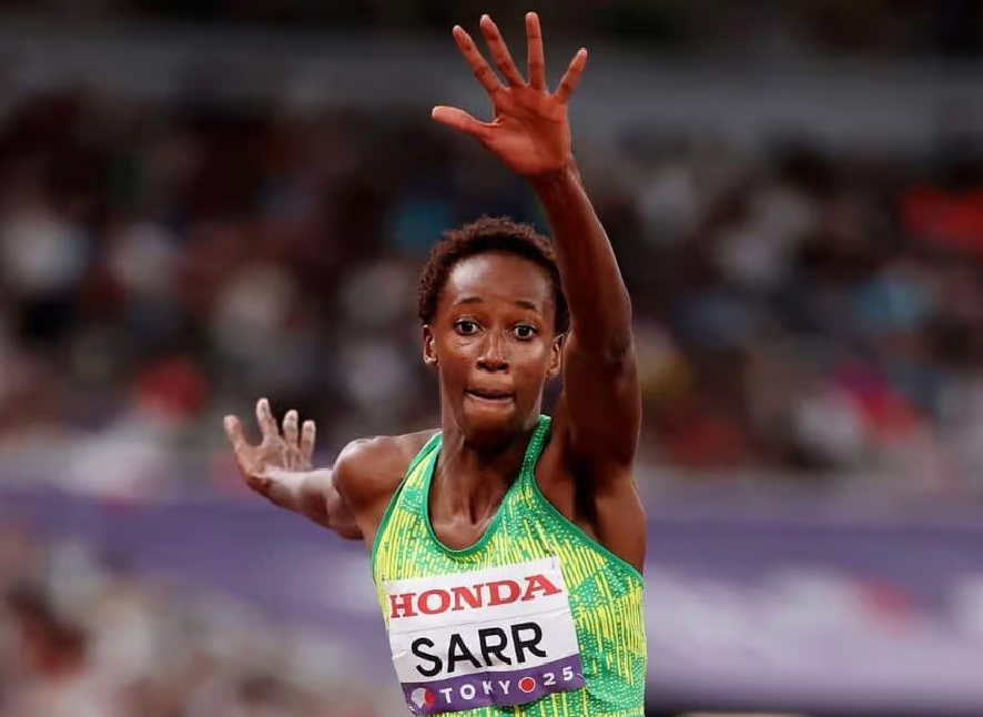 Mondiaux de Tokyo : Saly Sarr améliore son record personnel.et se hisse à la 6ᵉ place mondiale au triple saut