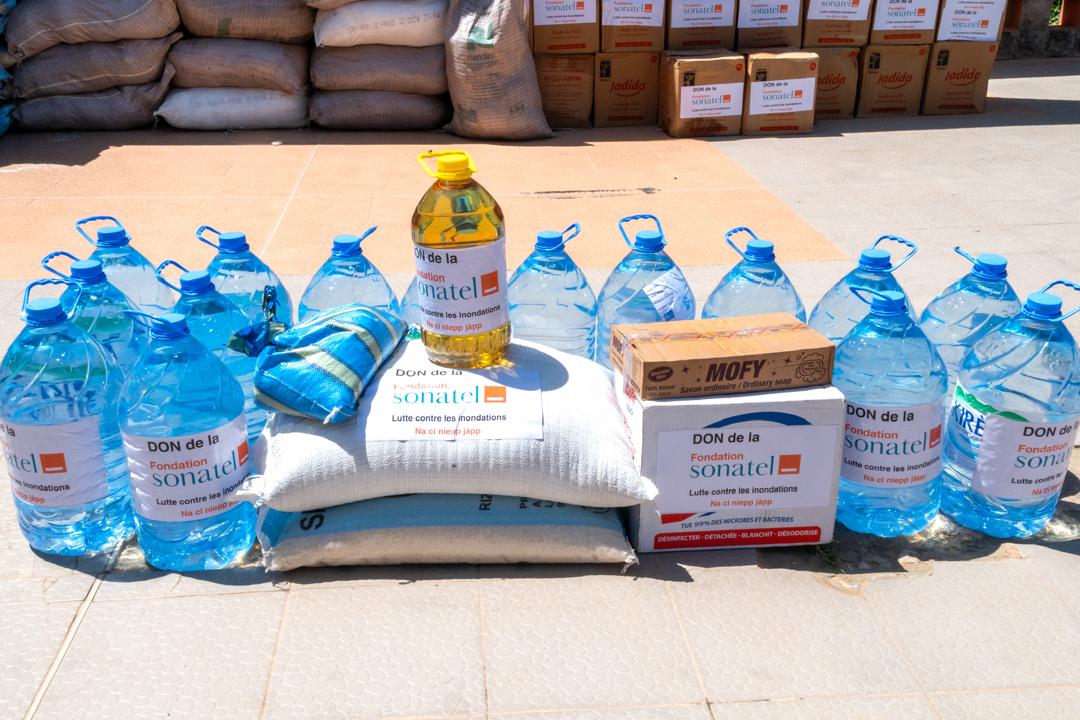 La Fondation Sonatel a déployé le Plan Solidarité en Urgence (SUR), pour soutenir les populations victimes des inondations et des crues