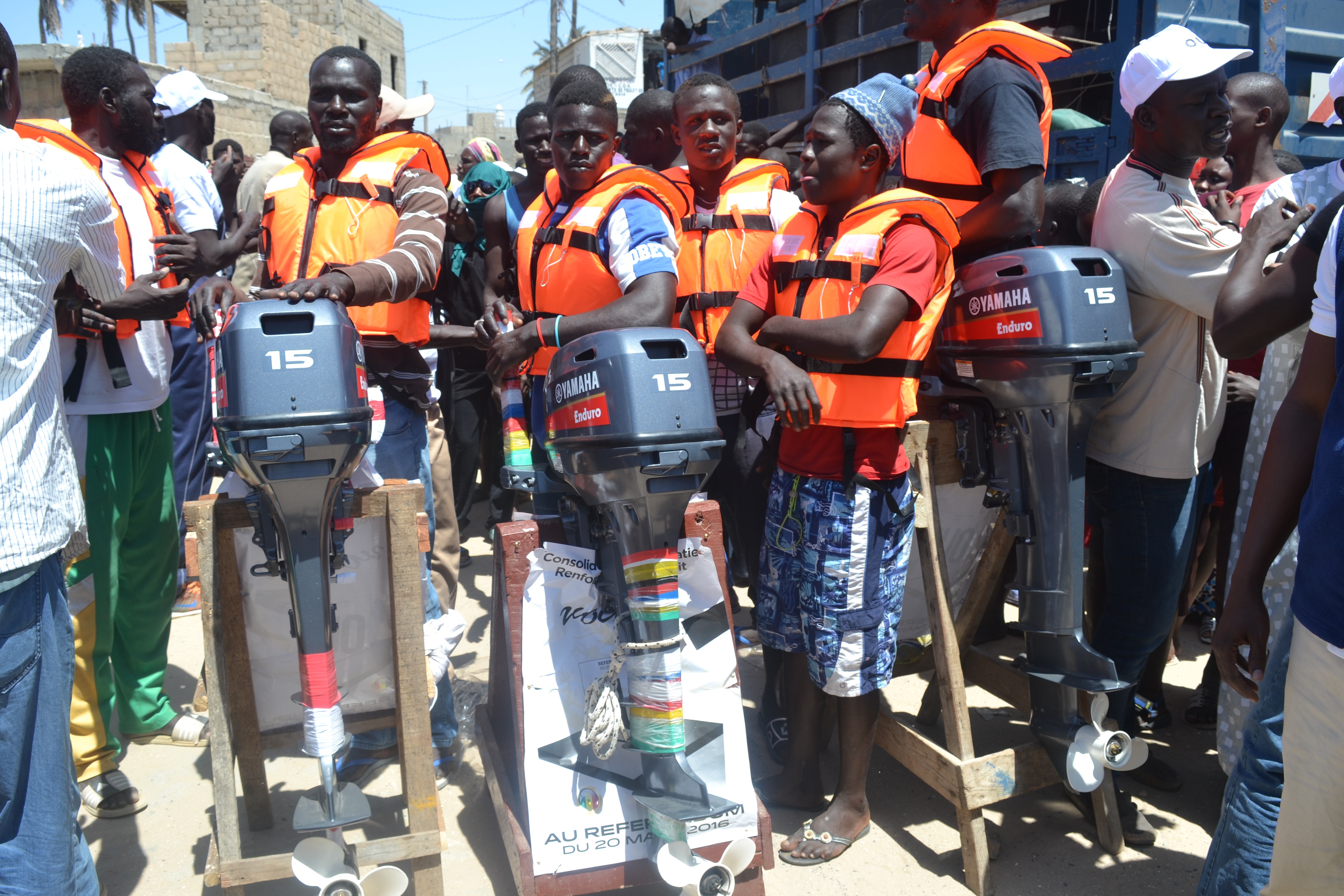 La remise de lots aux pêcheurs de Djokoul en images