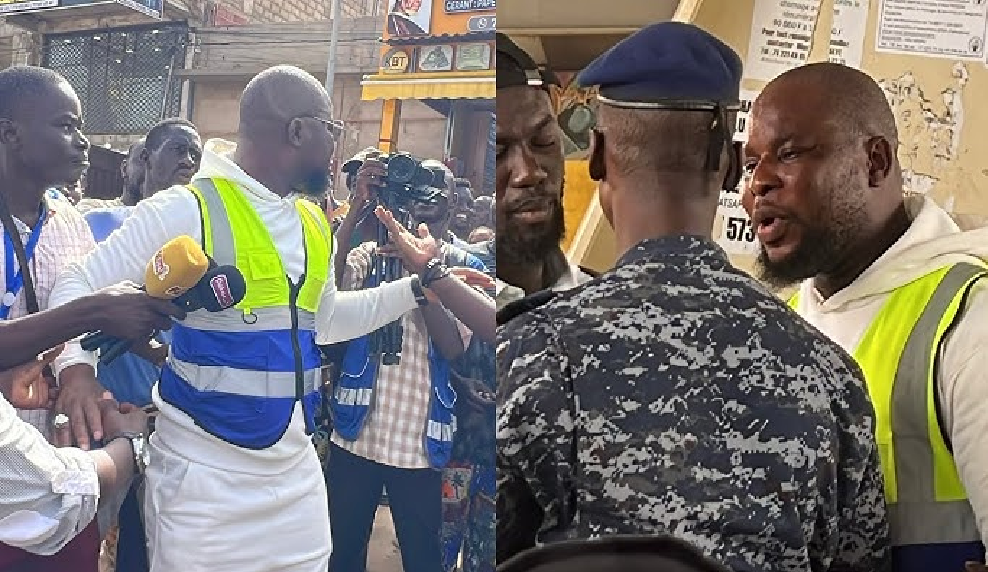 Keur Massar : Altercation entre le maire Bilal Diatta, des marchands ambulants et des journalistes, lors d’un déguerpissement