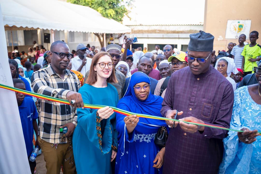 Ecole primaire P1b de Diamaguène Sicap Mbao : Inauguration de deux nouvelles salles de classe modernes, bien équipées pour les élèves