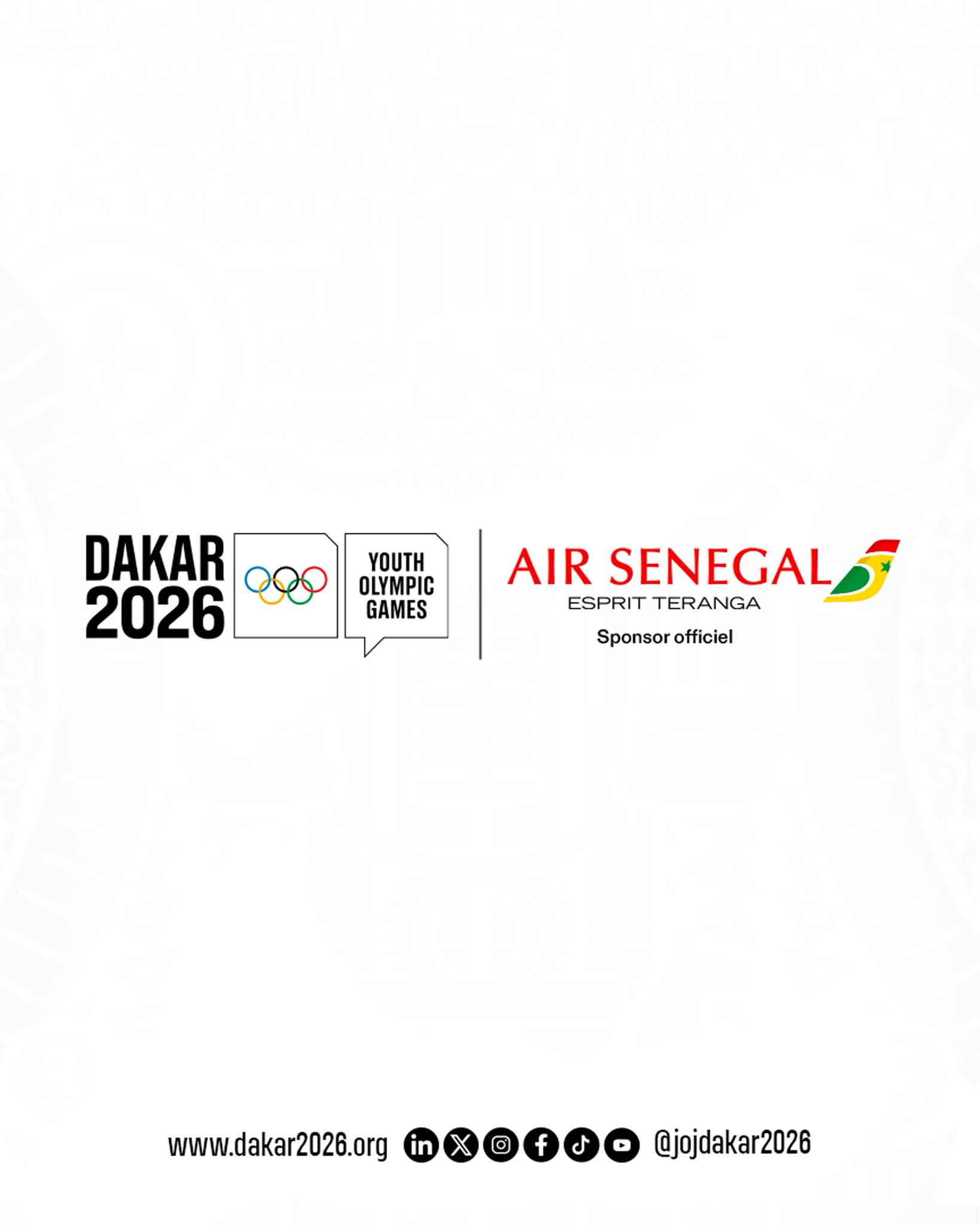 Air Sénégal, transporteur officiel des Jeux Olympiques de la Jeunesse Dakar 2026