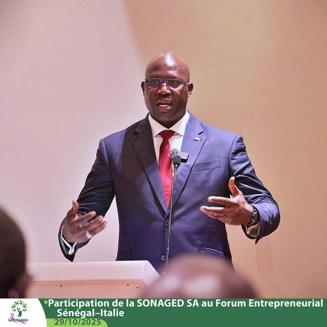 Investissement et coopération industrielle : La Sonaged S.A. a pris part au Forum Entrepreneurial Italie–Sénégal