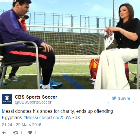 Messi accusé d'avoir "humilié" l'Egypte en voulant bien faire