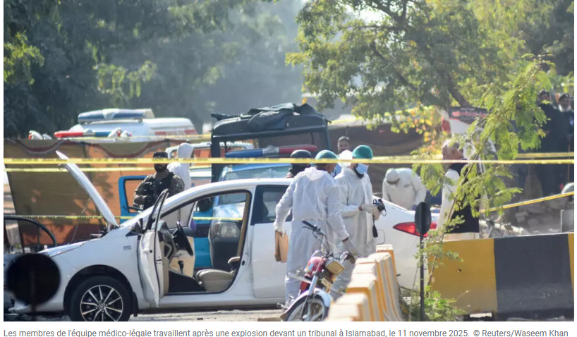 Pakistan :  Islamabad, un attentat-suicide fait plusieurs morts, selon le ministre de l'Intérieur
