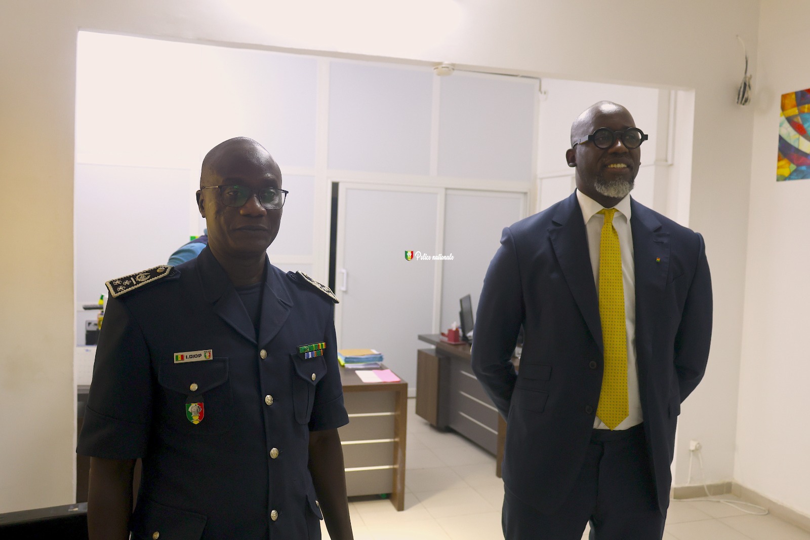 Photos : L’Inspecteur Général de Police Mame Seydou Ndour, DG de la Police nationale, a reçu Fadilou Keïta, DG de la CDC, ce mardi