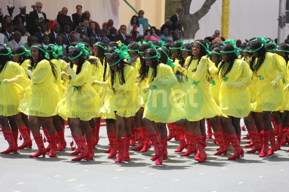 La belle prestation des majorettes du Lycée J. F. Kennedy en images