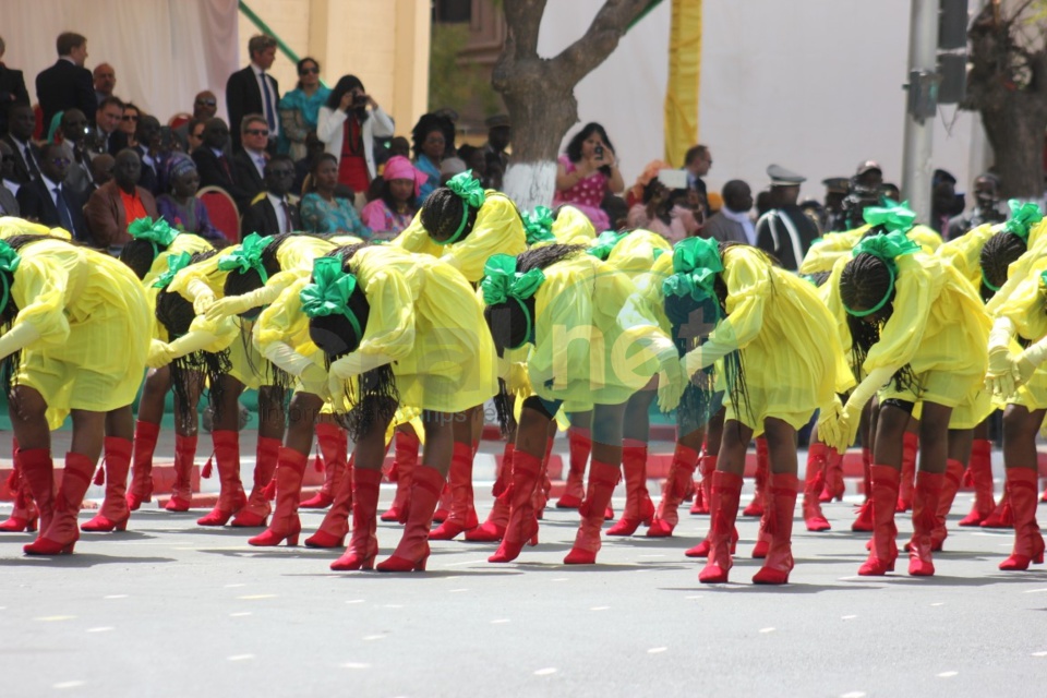 La belle prestation des majorettes du Lycée J. F. Kennedy en images