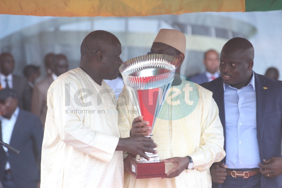 Revivez en images la cérémonie de la pose de la première pierre de l'Arène nationale par Macky Sall