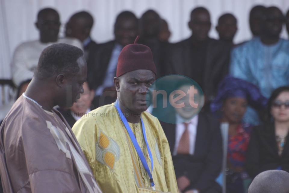 Revivez en images la cérémonie de la pose de la première pierre de l'Arène nationale par Macky Sall