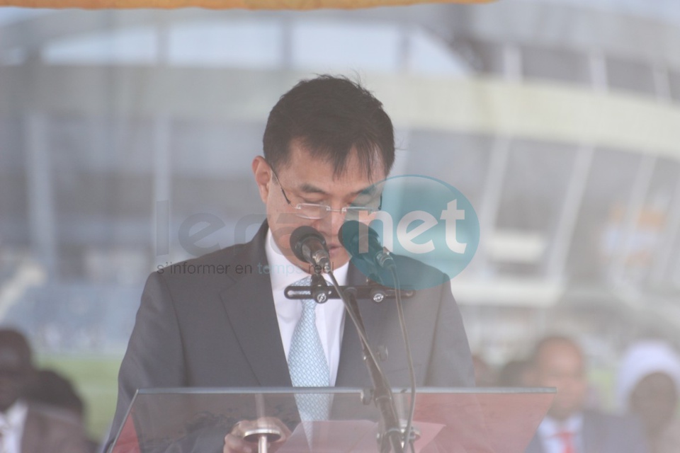 Revivez en images la cérémonie de la pose de la première pierre de l'Arène nationale par Macky Sall