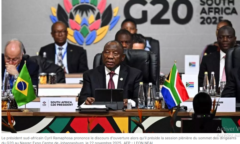 Le G20 s'ouvre à Johannesburg sur un consensus et une ode au multilatéralisme