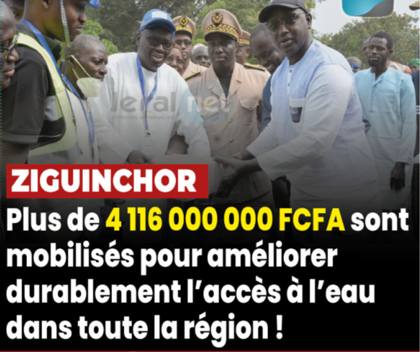 Hydraulique rurale : Cheikh Tidiane Dièye lance des travaux de deux projets structurants