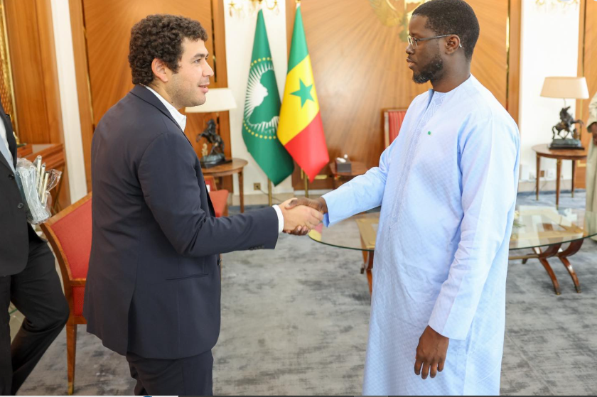 Photos/ Palais présidentiel : Le Président de la République, Bassirou Diomaye Faye a reçu M. Naguib Sawiris, Président du Groupe Orascom, ce vendredi