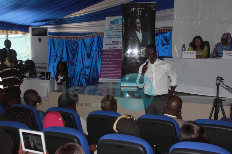 Photos - Conférence publique du Sénégalo-américain Thione Niang, ce mardi à l'Iseg