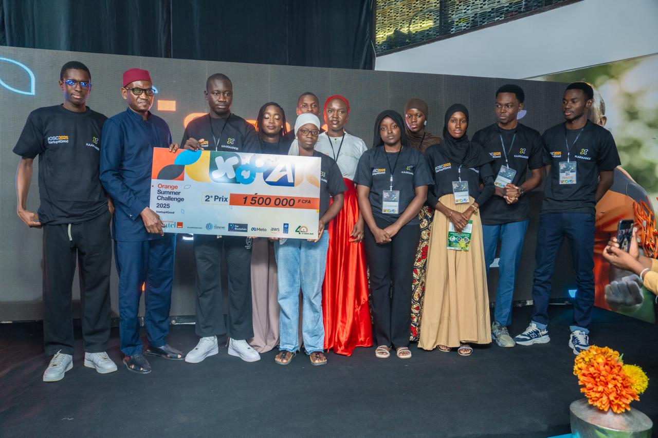 Orange Summer Challenge 2025 au Sénégal : Le projet « Kinkoumba » remporte le prix national de la 14e édition