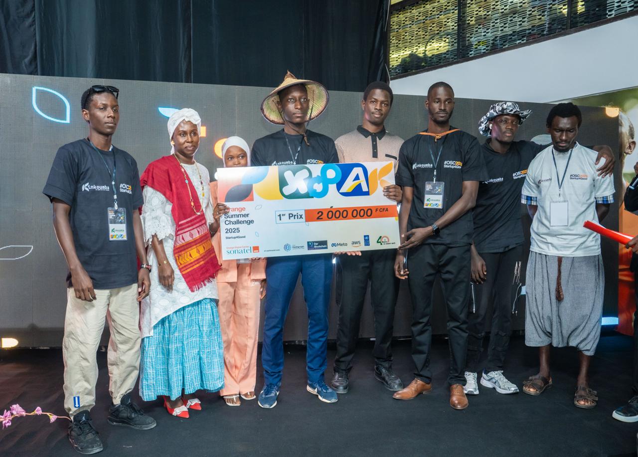 Orange Summer Challenge 2025 au Sénégal : Le projet « Kinkoumba » remporte le prix national de la 14e édition