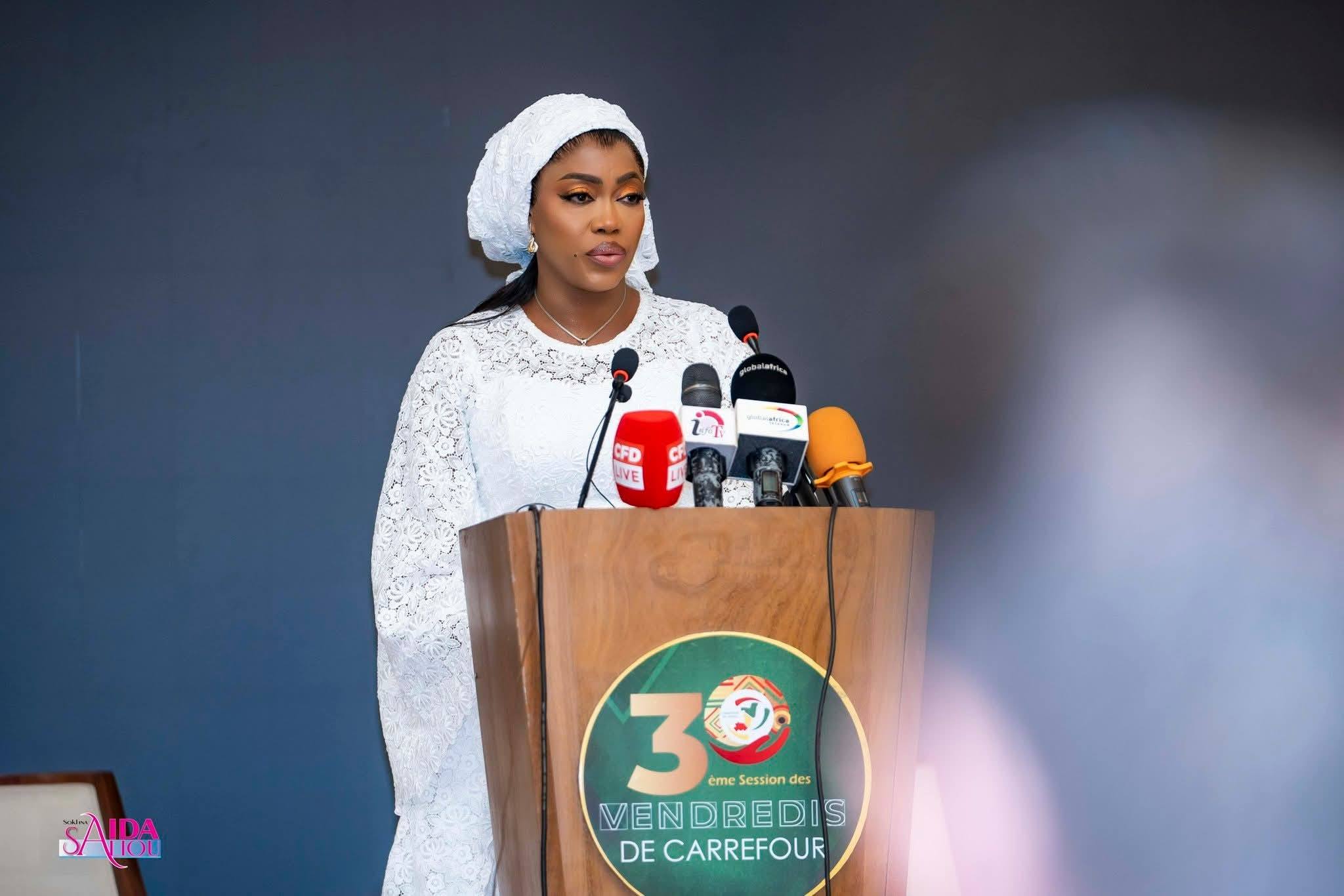 30ᵉ édition des Vendredis du Carrefour à Brazzaville: Sokhna Aïda Saliou marque sa présence