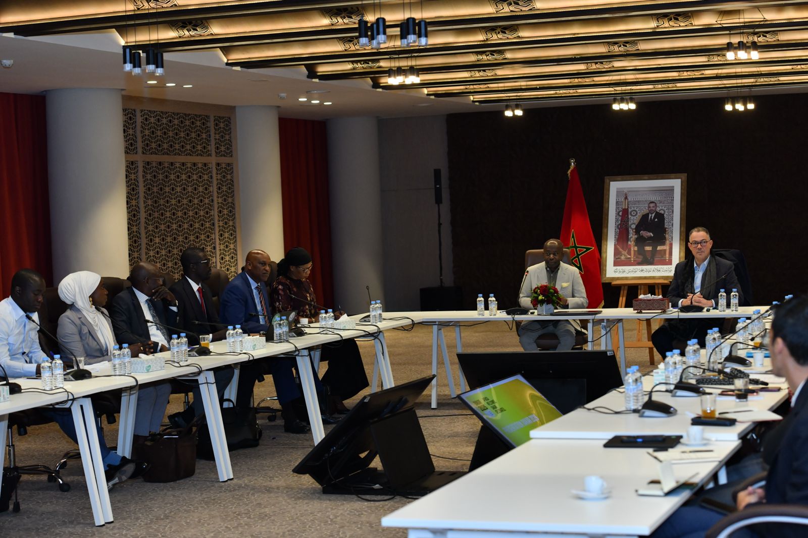 La délégation du CNOSS reçue par Fouzi Lekjaa au Complexe Mohammed VI