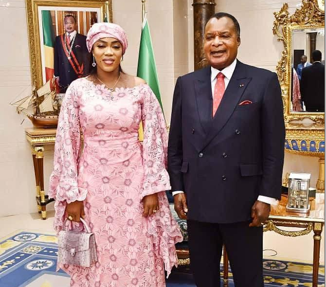 Photos / En marge de la 30ème session des Vendredis de Carrefour : Sokhna Aïda Diallo THIOUNE en Audience avec le Chef de l'Etat Congolais