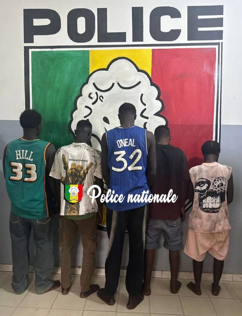 Kaolack: Cinq individus arrêtés pour vol avec usage de la violence et séquestration