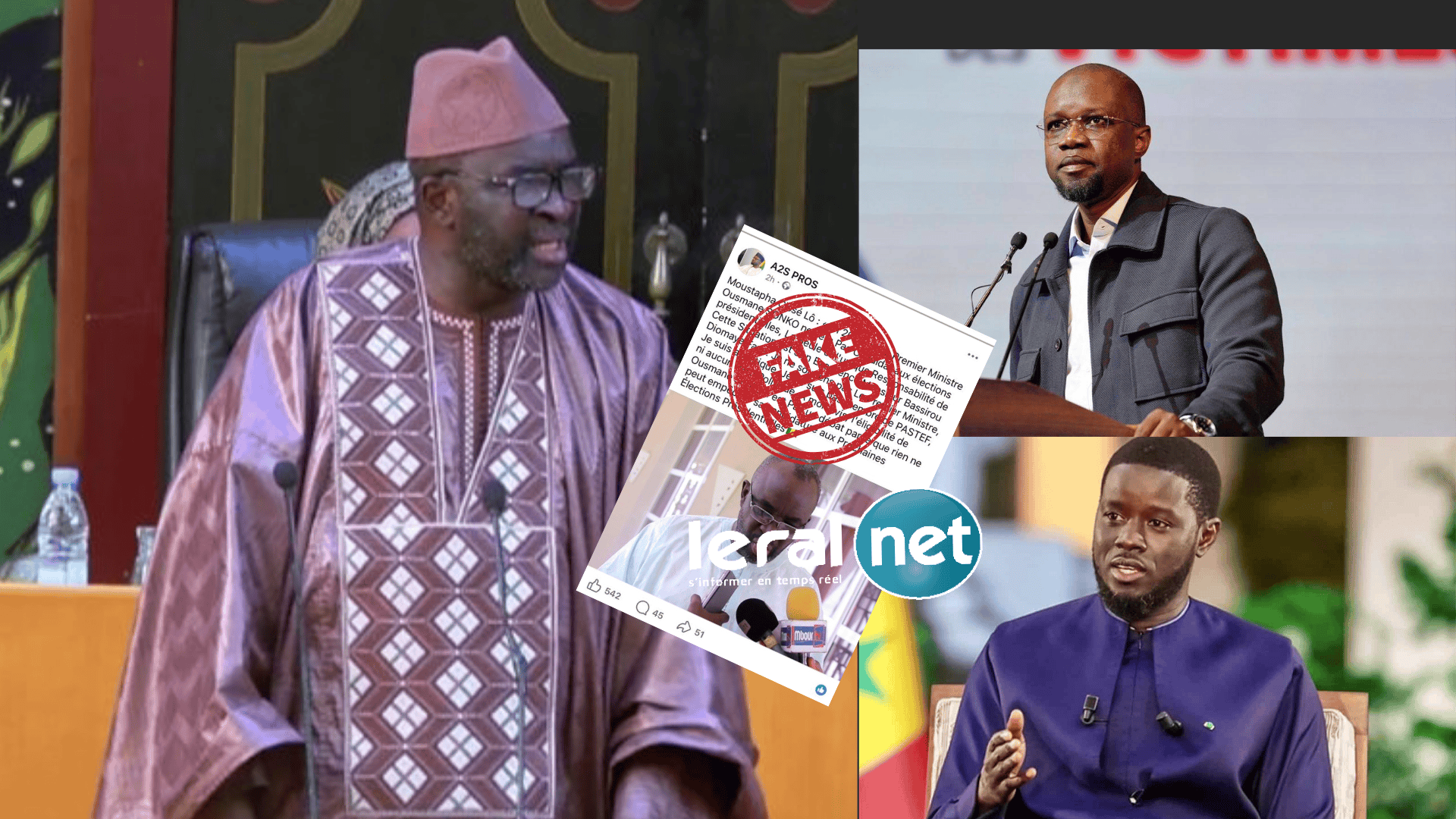 Démenti: Aucune déclaration de Moustapha Cissé Lô sur une supposée non-candidature d’Ousmane Sonko en 2029, il annonce une plainte pour diffamation