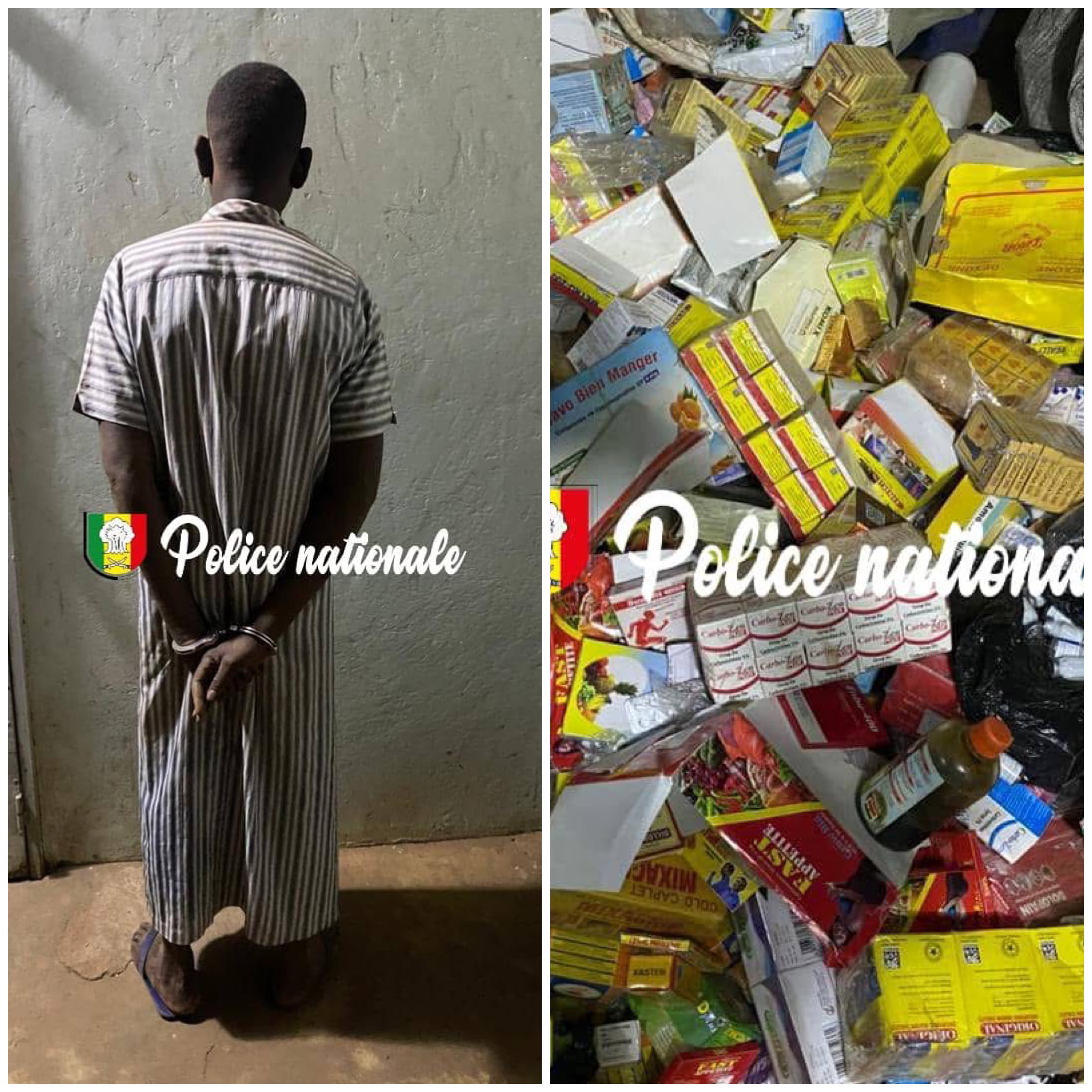 Sambarabougou : Importante saisie de Tramadol, un individu en garde-à-vue