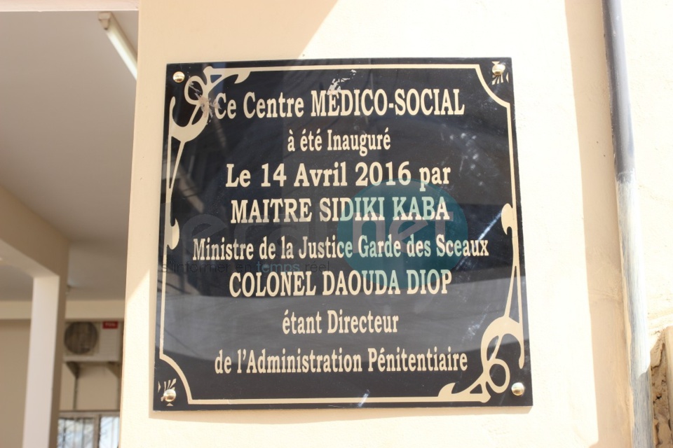 Photos de l'Inauguration du Centre médico-social de l'Administration pénitentiaire du Camp pénal