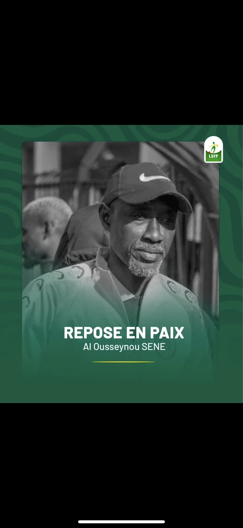 Football sénégalais : rappel à adieu du technicien Al Ousseynou Sène