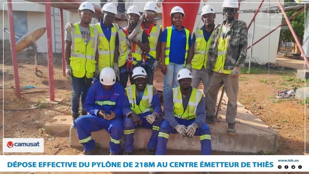 THIES: l’opération de dépose du pylône réussie (Photos)