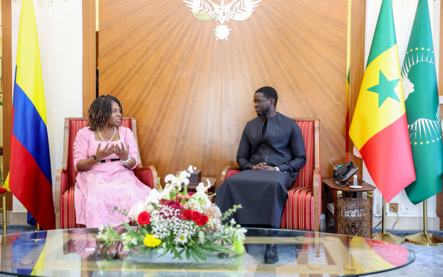 Photos / En visite officielle à Dakar : Le Président de la République, Bassirou Diomaye Faye, a reçu en audience Mme Francia Márquez, Vice-Présidente de la République de Colombie, ce jeudi