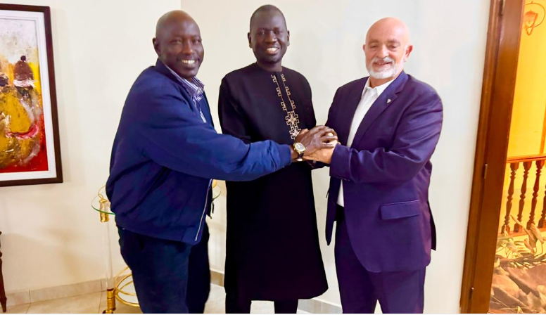 Serigne Mboup, président de l’UCCIAS, a reçu Juan Jesús Rodríguez Marichal, président de la Chambre de Commerce, d’Industrie et de Navigation de Fuerteventura, à Dakar