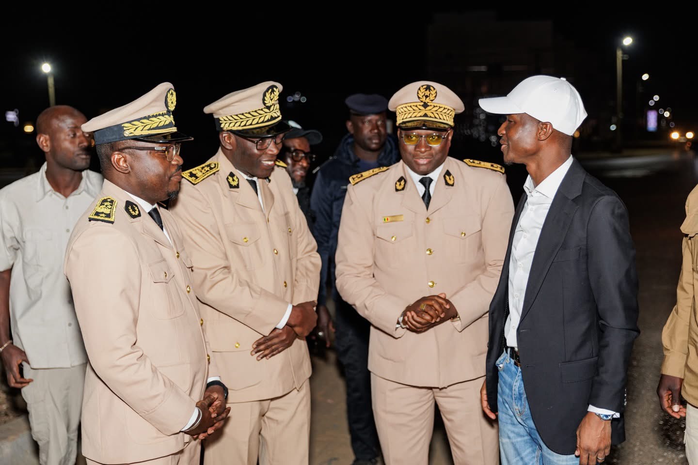 Sécurisation nocturne à Mbour : Police et Gendarmerie déployées sur plusieurs axes stratégiques