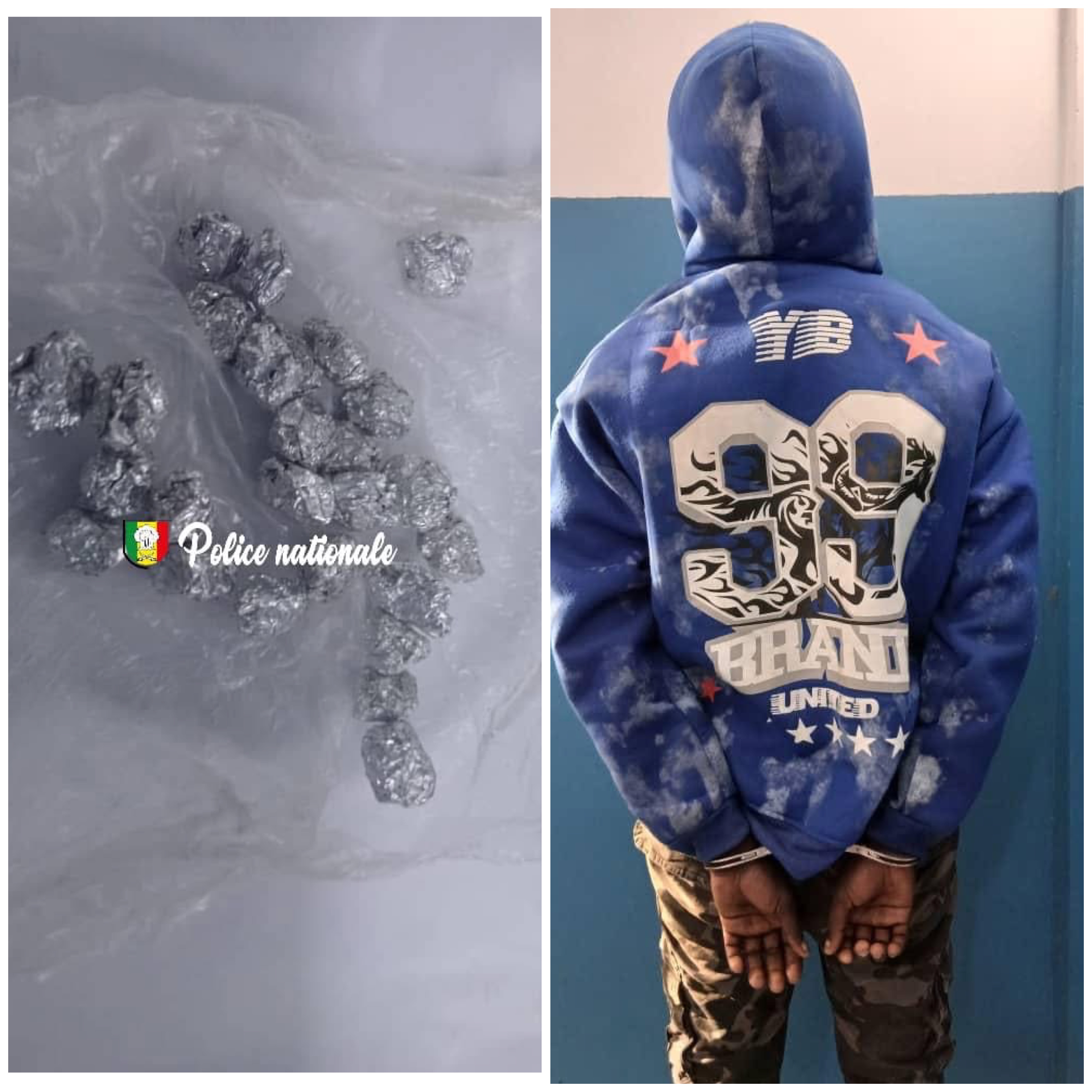 Golf Sud: Un individu arrêté avec 26 pierres de crack