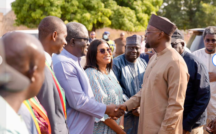 Photos / Commune de Passy : Le Premier ministre Ousmane SONKO a procédé à la pose de la première pierre du lycée moderne